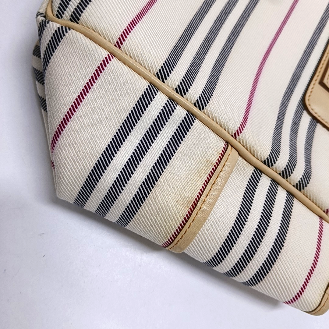 BURBERRY Tote bag White Canvas Tote Bag Ruthenium color hardware-(SKU)-935726448