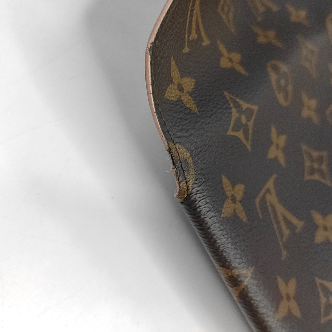 LOUIS VUITTON KIRIGAMI Brown Coated Canvas Monogrammed Tote Handbag Golden hardware-(SKU)-957751552
