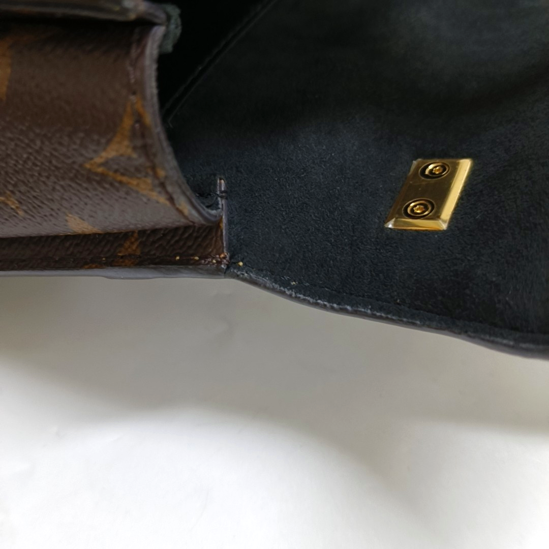 LOUIS VUITTON EDEN Brown Coated Canvas Monogram Crossbody Bag Shoulder Bag Handbag Gold Hardware Removable Strap-(SKU)-962056343