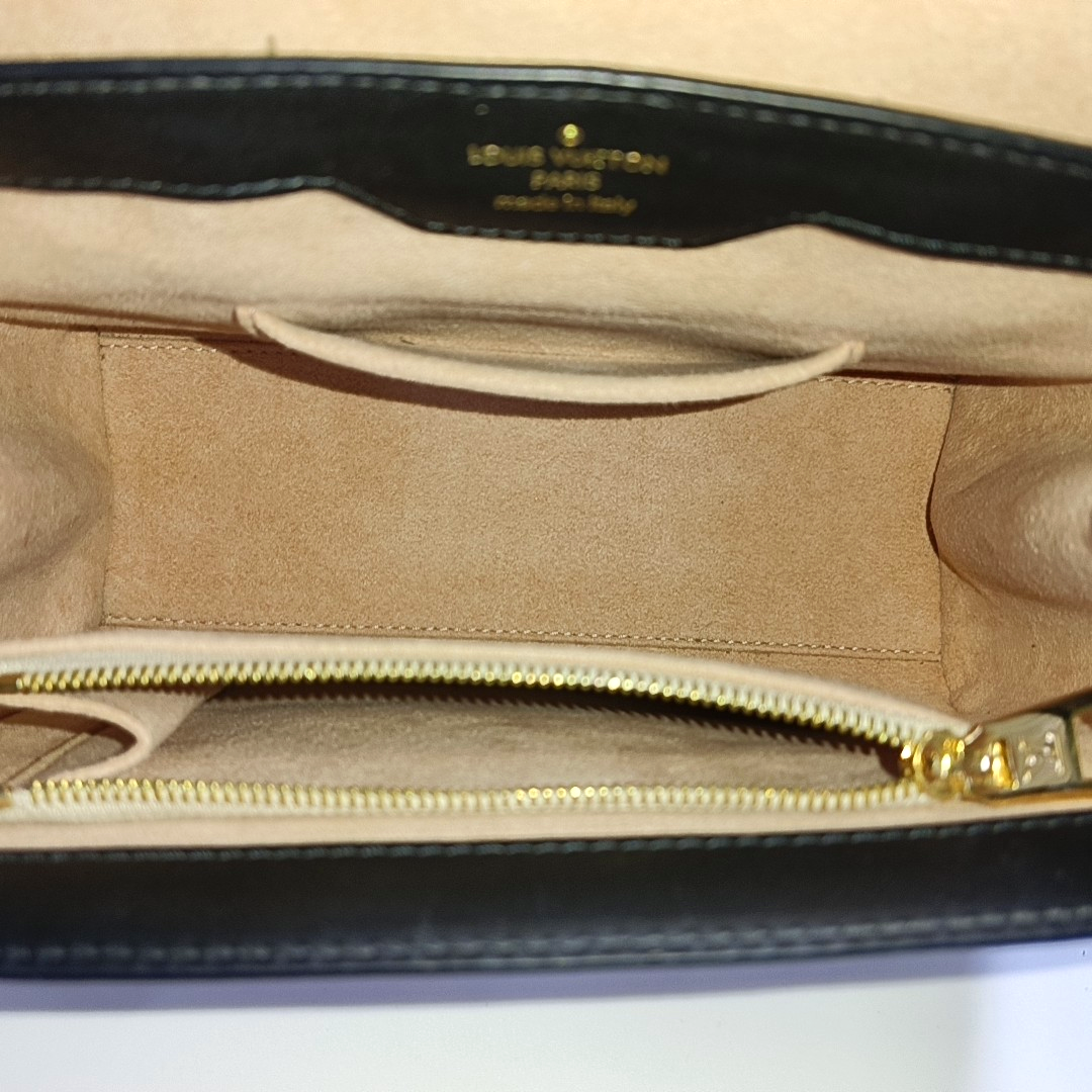 LOUIS VUITTON TRIANON Small Brown Coated Canvas Monogram Shoulder Bag Tote Bag Crossbody Bag Gold Hardware Removable Shoulder Strap-(SKU)-963796768