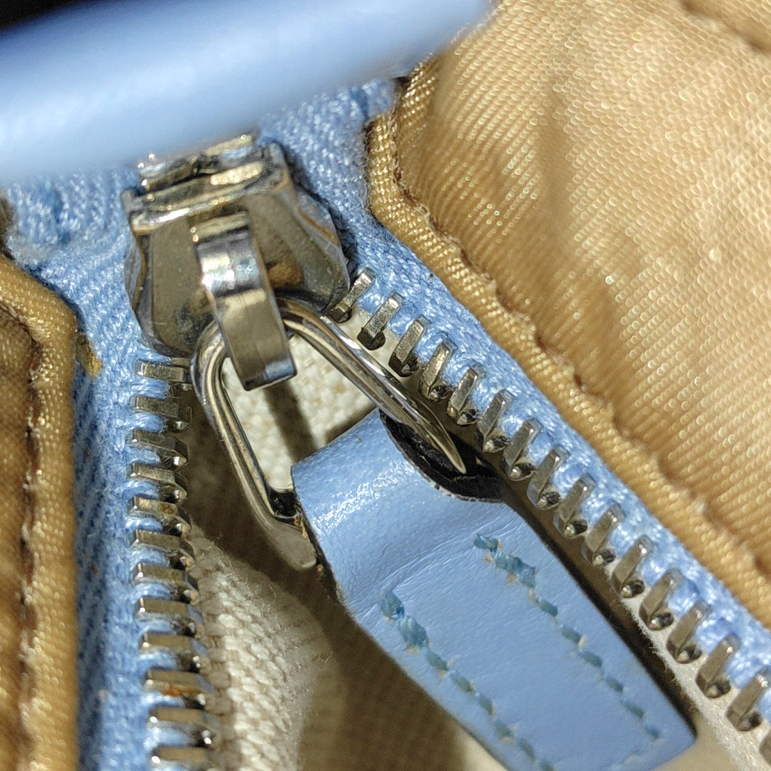 GUCCI Khaki Nylon Monogram Single Shoulder Bag Crossbody Silver Hardware-(SKU)-13943470