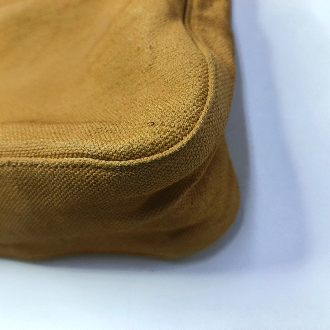 PRADA Tote bag Caramel Fabric Single Shoulder Bag, Handbag Silver Hardware-(SKU)-941849389