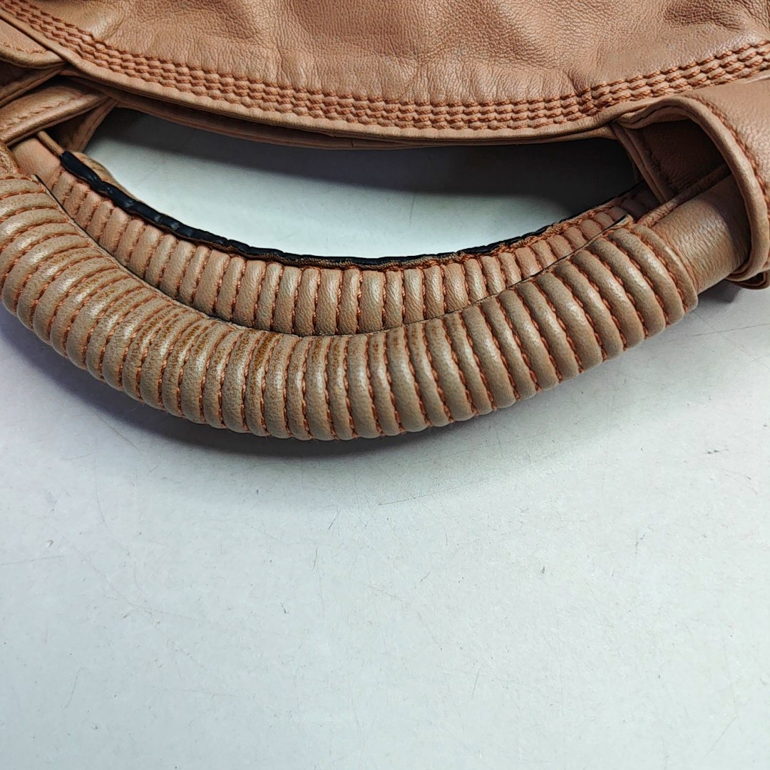 LOEWE Aire Nude pink cowhide handbag shoulder bag Golden hardware-(SKU)-14207902