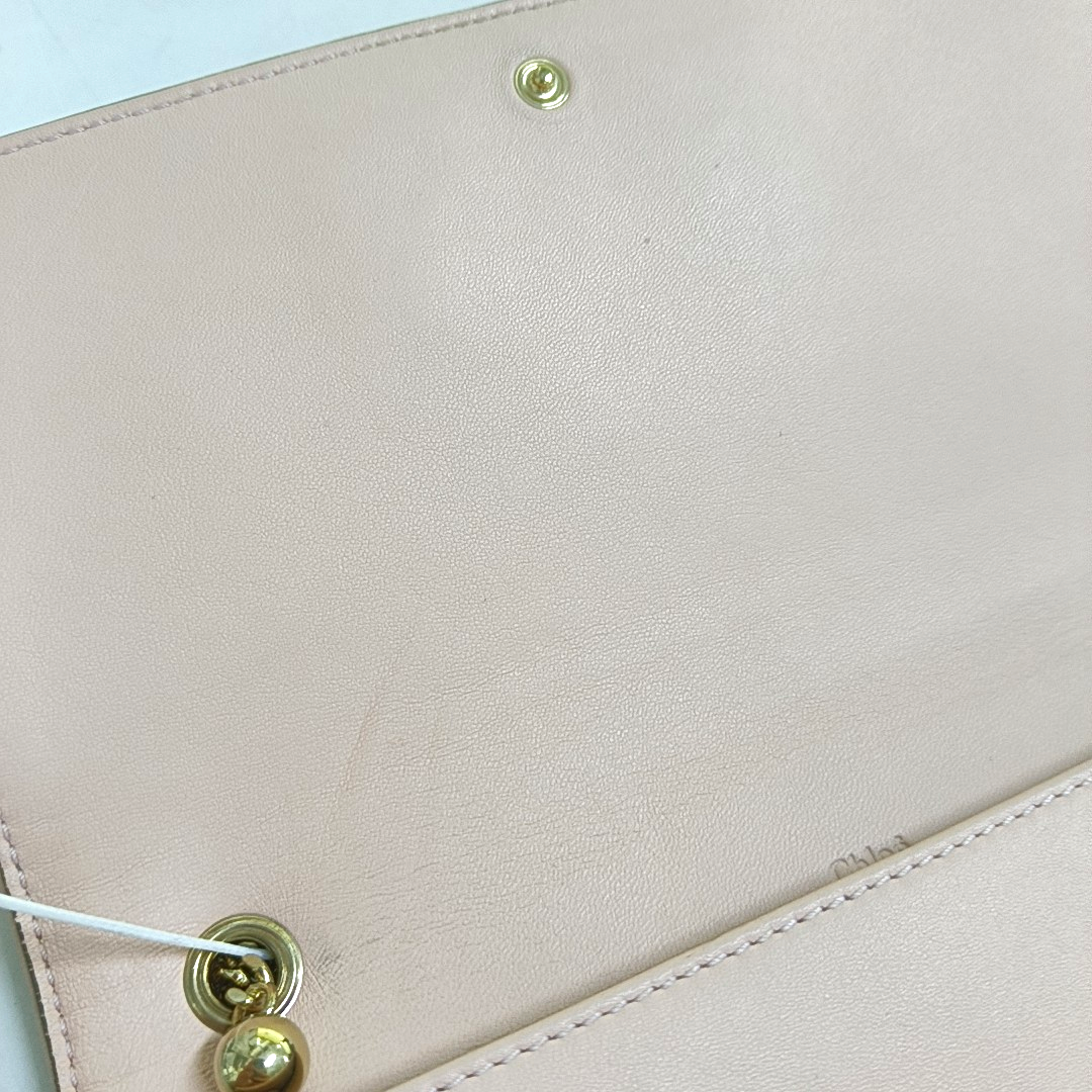 Chloé Pink Cowhide Crossbody Bag Golden hardware-(SKU)-944789609
