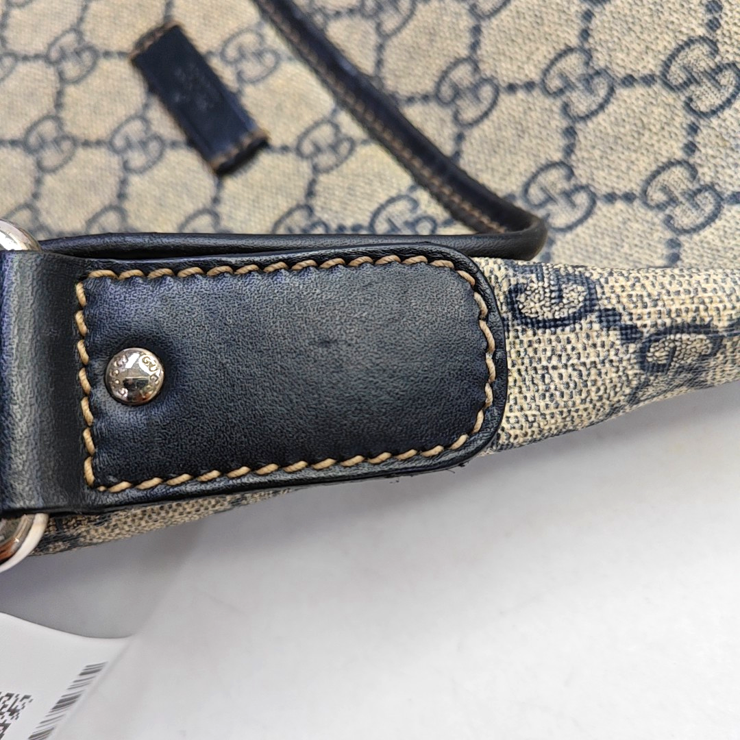 GUCCI Khaki Coated Canvas Old Flower Single Shoulder Bag Crossbody Bag Golden hardware-(SKU)-956510799