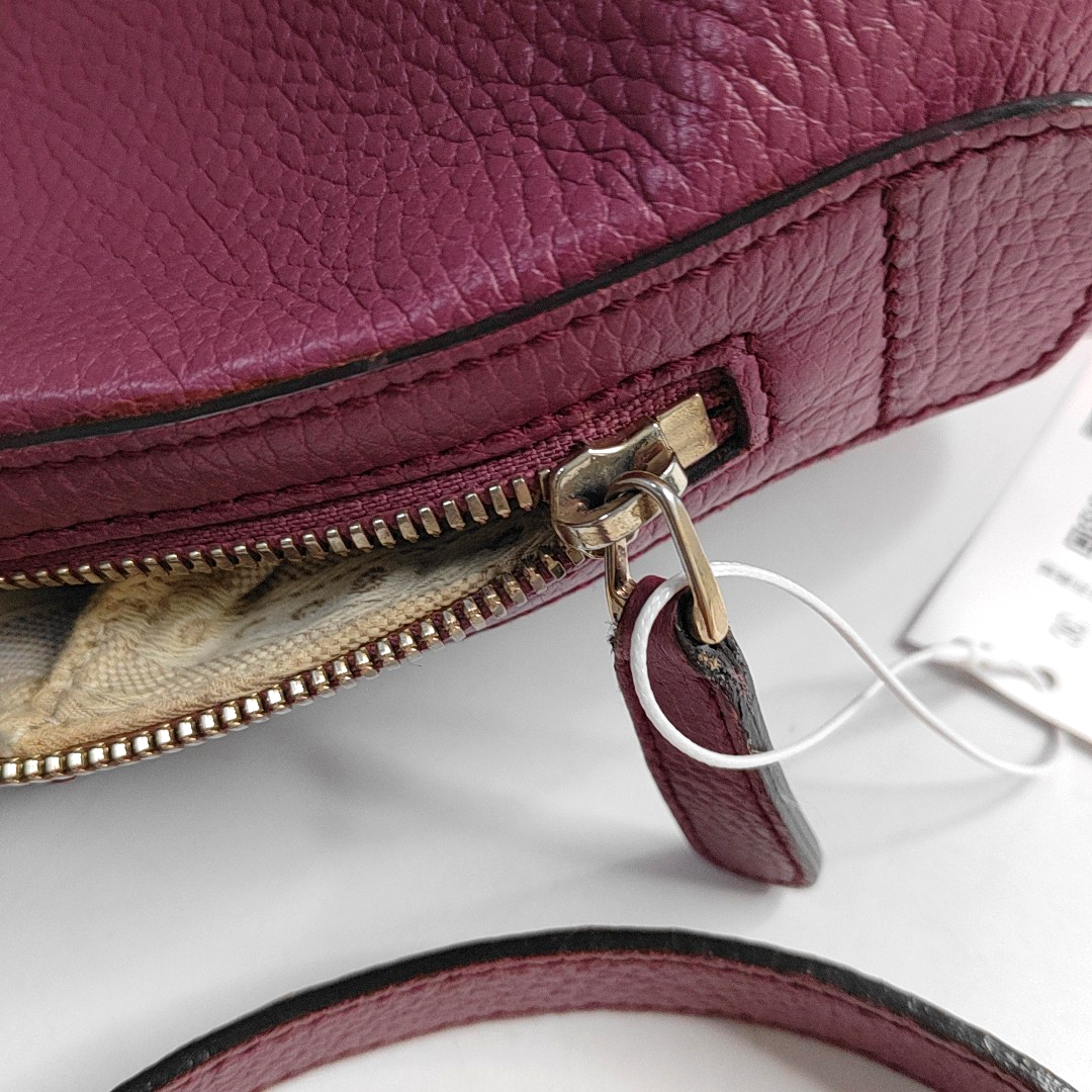 GUCCI Purple leather single shoulder bag crossbody handbag Golden hardware Removable shoulder strap-(SKU)-945084262