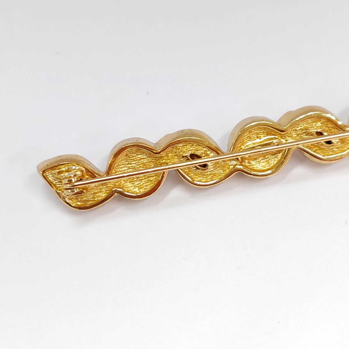 DIOR 金色合金,人造珍珠,人造水晶镶嵌胸针-(SKU)-942848194
