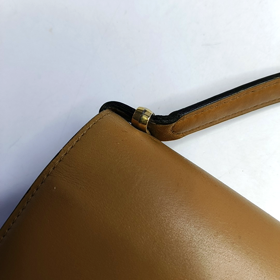 DIOR Brown Cowhide Single Shoulder Bag Tote Golden hardware-(SKU)-957129758
