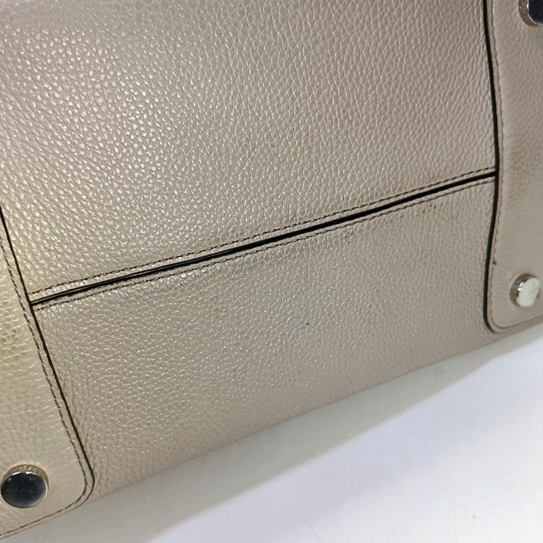 MICHAEL KORS Mercer Gray cowhide single shoulder bag crossbody handbag Silver Hardware Removable shoulder strap-(SKU)-940249549