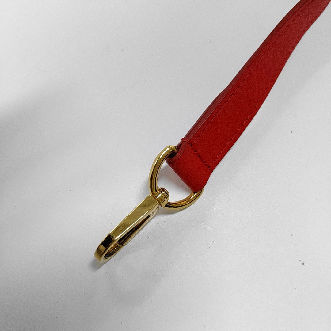 LOUIS VUITTON CAPUCINES BB White Calfskin Shoulder Bag, Handbag, Crossbody Bag with Detachable Strap-(SKU)-963553320