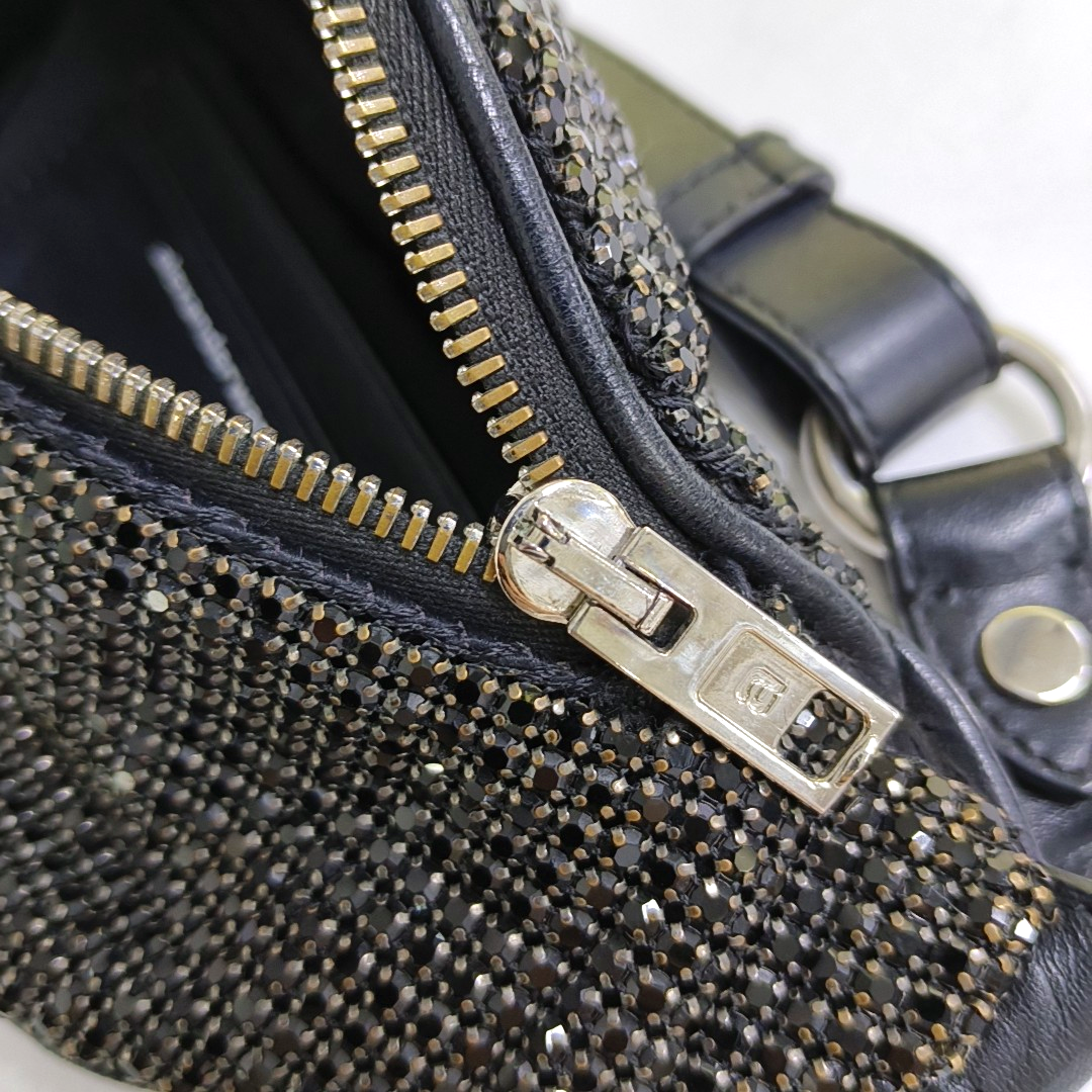 Alexander Wang Attica Black羊皮腰包腰包/胸包 Silver Hardware-(SKU)-950746900