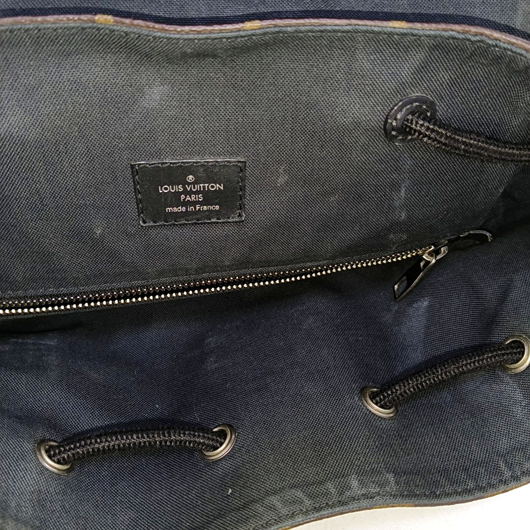 LOUIS VUITTON CHRISTOPHER Small Brown Coated Canvas Monogram Backpack with Silver Hardware-(SKU)-960294947