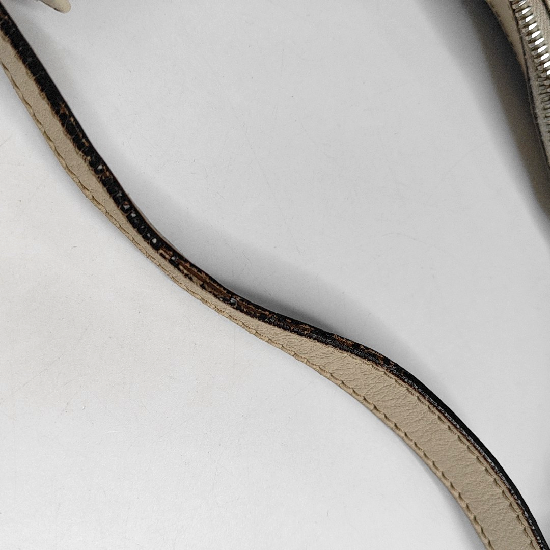 GUCCI White Cowhide Single Shoulder Bag Tote Golden hardware-(SKU)-944843713