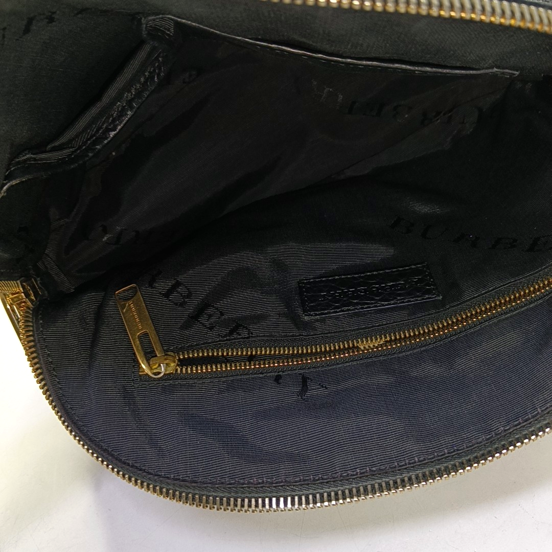 BURBERRY Sartorial Orchard Black Cowhide Single Shoulder Bag Tote Bag Golden hardware Removable shoulder strap-(SKU)-947701132