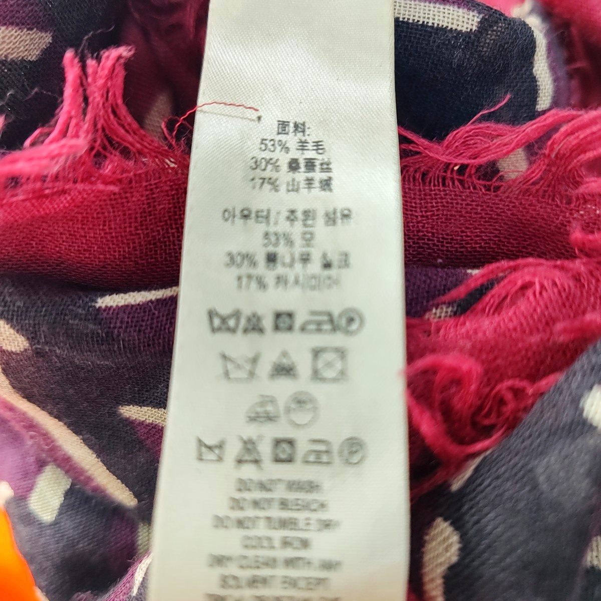 BURBERRY Multicolor Wool Scarf-(SKU)-14231453