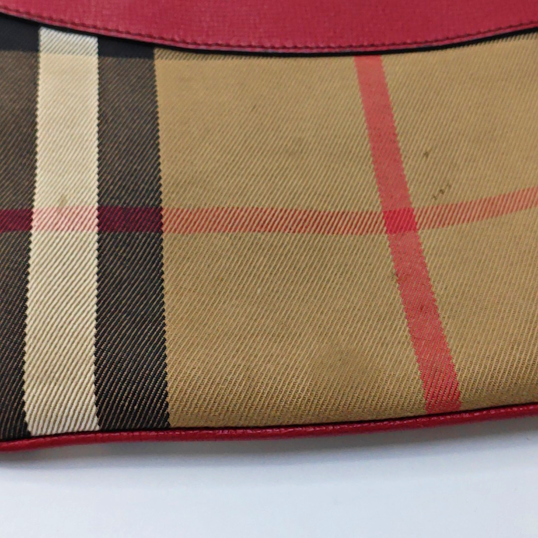 BURBERRY Peyton Brown Canvas Military Saddle Crossbody Single Shoulder Bag Golden hardware Removable shoulder strap-(SKU)-957417349