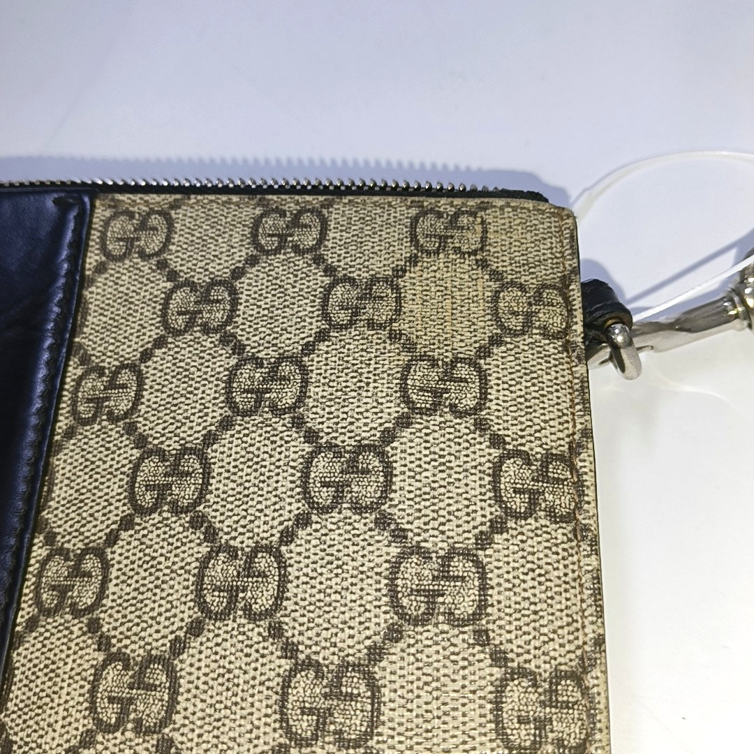 GUCCI GG Supreme Brown Coated Canvas Monogrammed Tote Handbag Silver Hardware-(SKU)-943502591