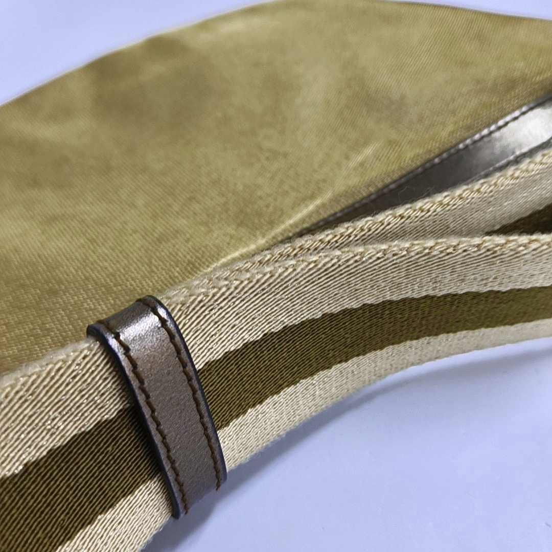 GUCCI GG Marmont Khaki Fabric Handbag Golden hardware-(SKU)-959772601