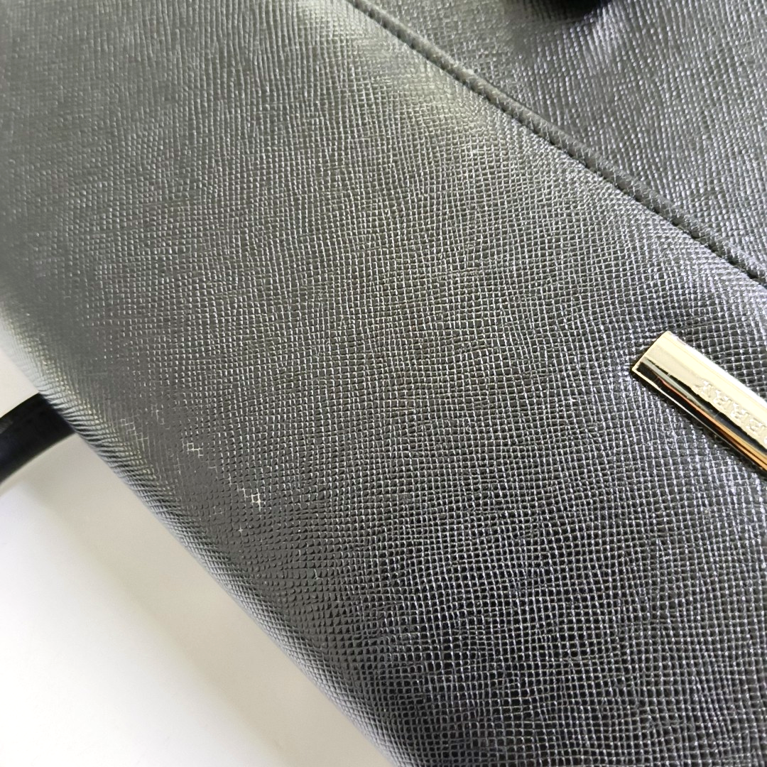 BURBERRY Black cowhide tote bag Silver Hardware-(SKU)-958526688