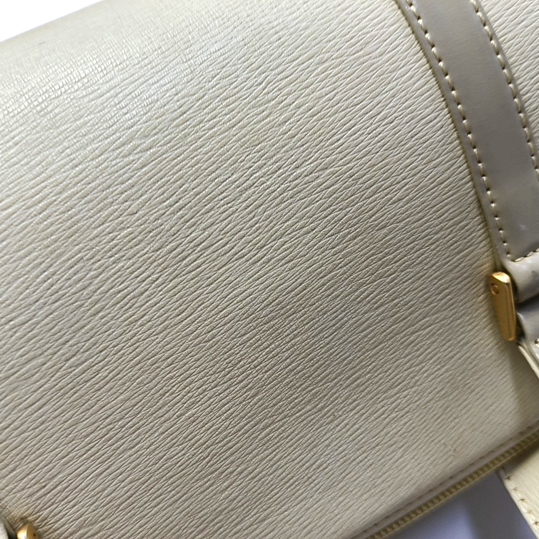BURBERRY Beige Leather Tote Bag Golden hardware-(SKU)-944138896