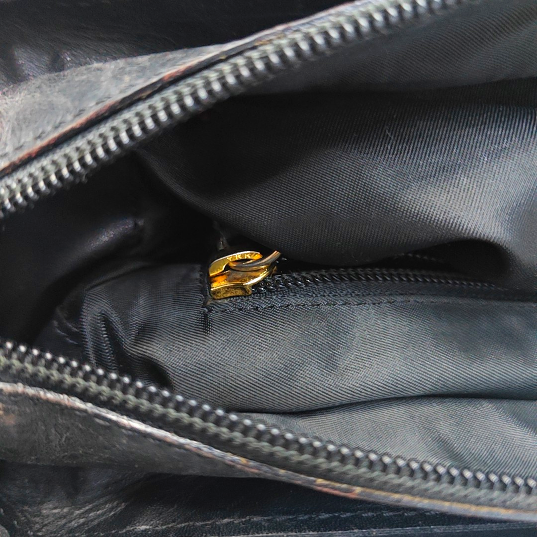 CELINE Tote bag Black Nylon Single Shoulder Bag Tote Bag Golden hardware-(SKU)-951886328