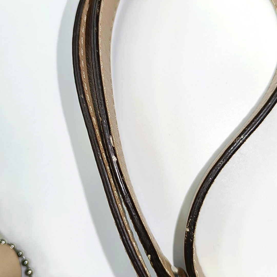 COACH Khaki Leather Single Shoulder Bag Tote Bag Crossbody Bag Silver Hardware Removable shoulder strap-(SKU)-929318439