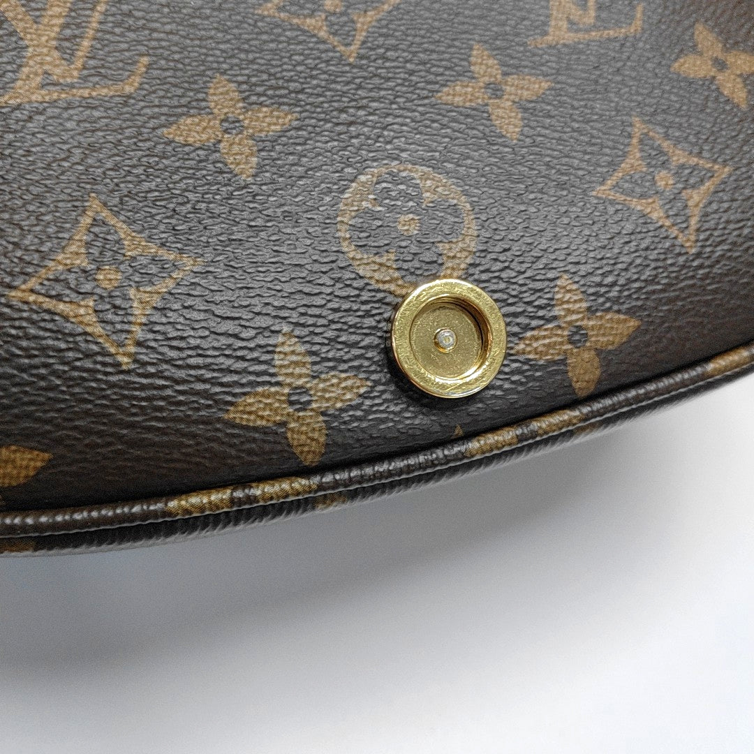 LOUIS VUITTON SAUMUR BB Brown Coated Canvas Monogram Crossbody Shoulder Bag Tote Bag Convertible Strap with 2 Removable Straps-(SKU)-971159593