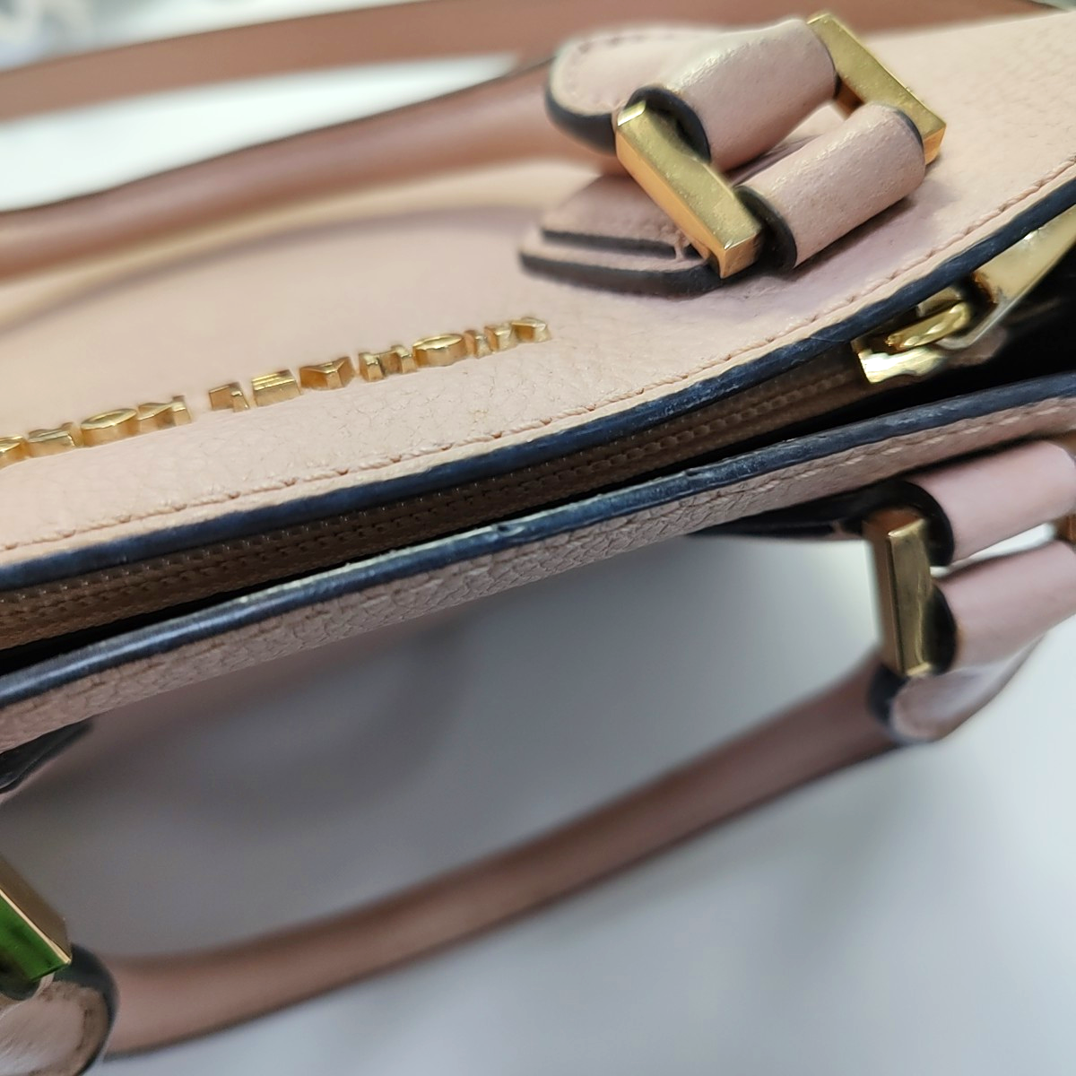 MICHAEL KORS Tote bag Medium size Pink Cowhide Crossbody Tote Bag Single Shoulder Golden hardware Removable shoulder strap-(SKU)-944298162