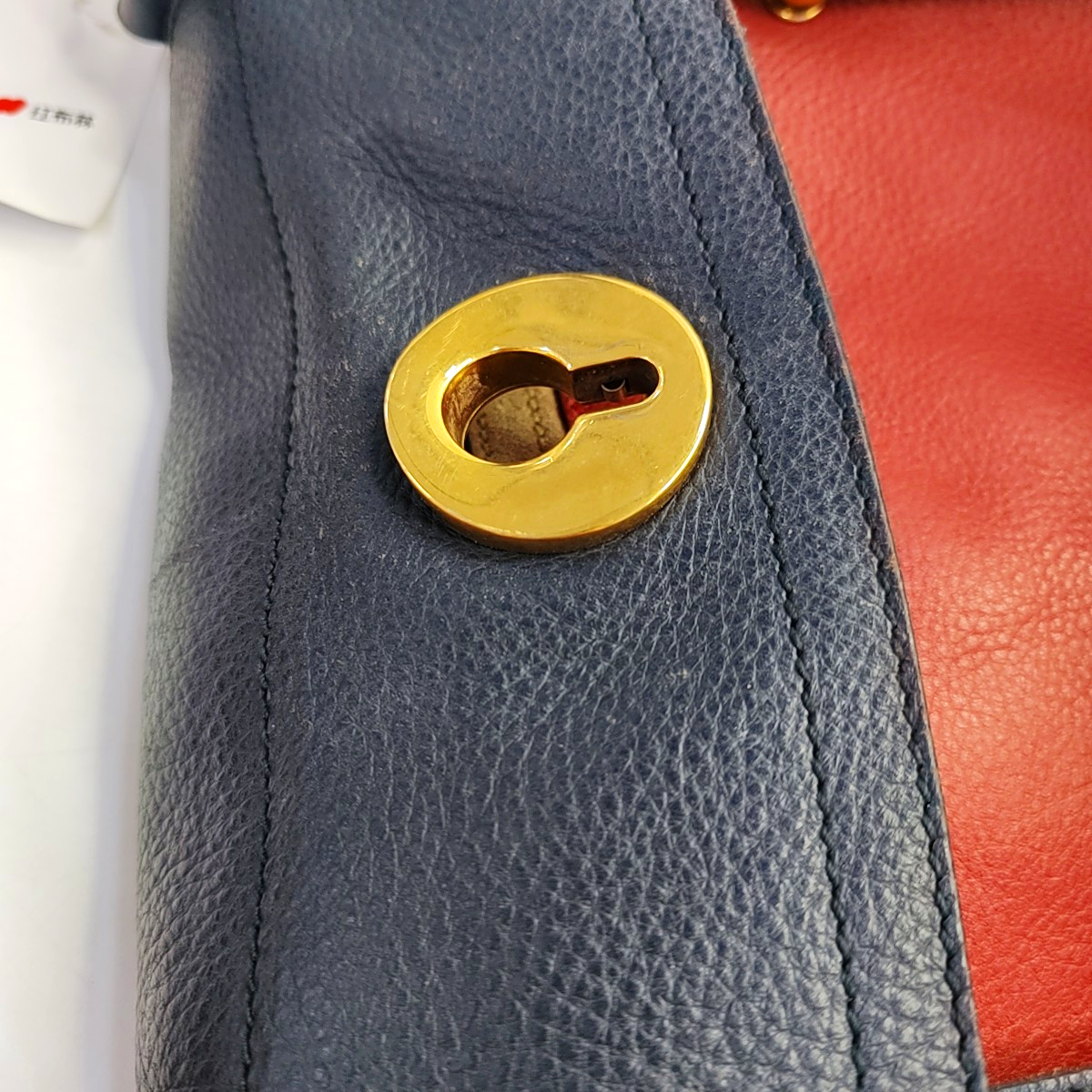 YSL MUSE TWO Red Cowhide Handbag Single Shoulder Bag Crossbody Bag Golden hardware-(SKU)-947613450