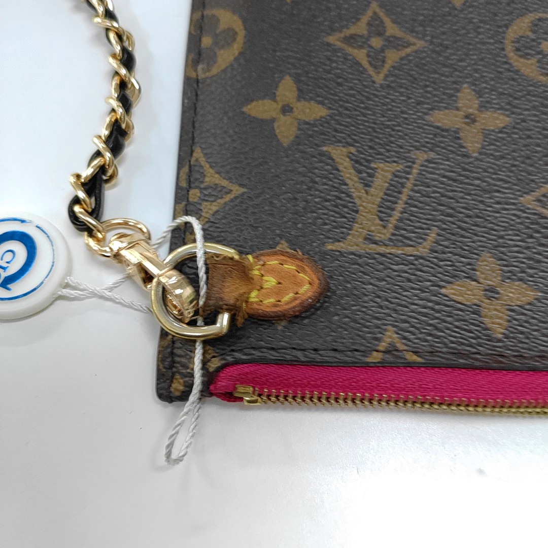 LOUIS VUITTON NEVERFULL Dark Brown Coated Canvas Monogrammed Shopping Bag Handbag Golden hardware-(SKU)-959999069