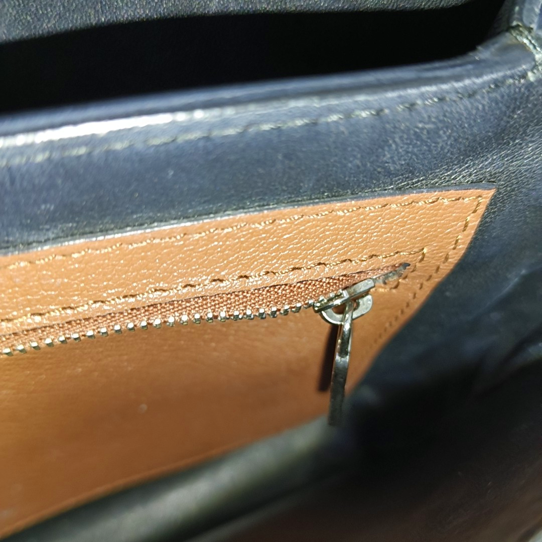 BURBERRY D-Ring Brown Leather Crossbody Single Shoulder Bag Silver Hardware Removable shoulder strap-(SKU)-952390772