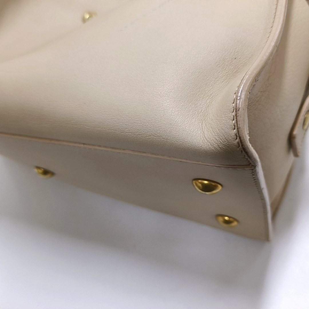 YSL CHYC Y LIGNE Small size Beige Cowhide Crossbody Bag Single Shoulder Bag Handbag Golden hardware Removable shoulder strap-(SKU)-958923835