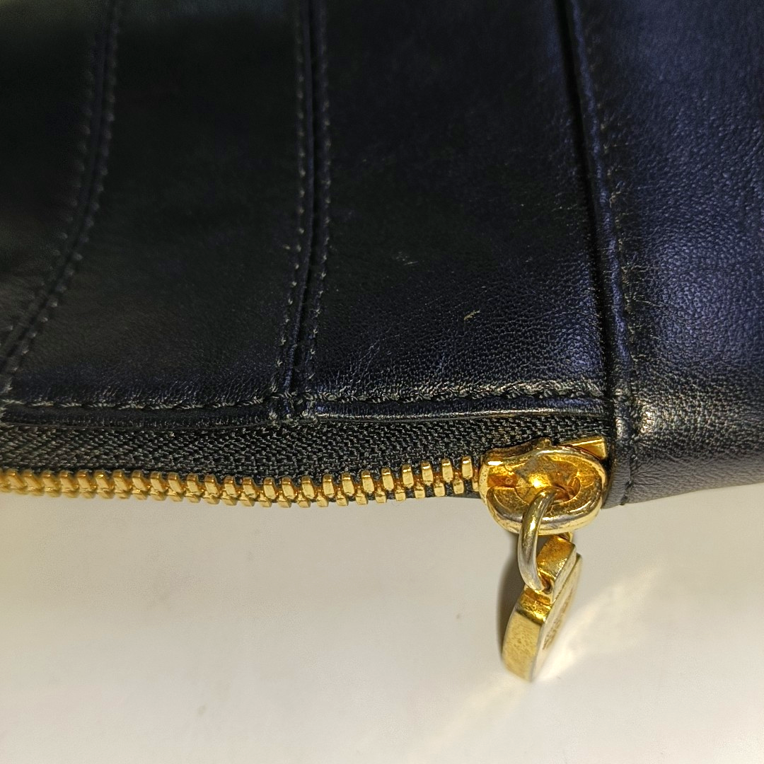 MCM Black Leather Studs Waist Bag Golden hardware-(SKU)-940042449