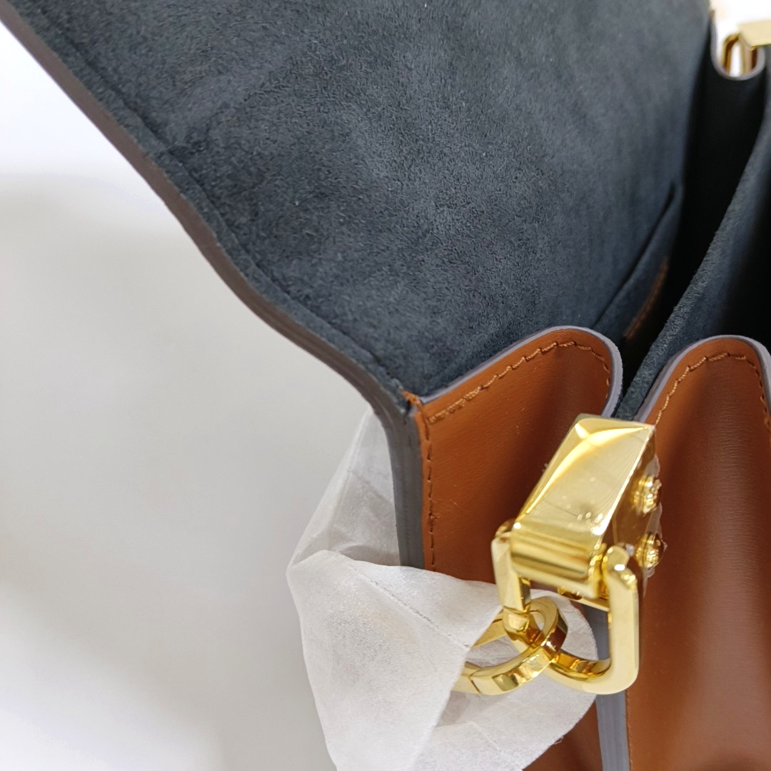 LOUIS VUITTON DAUPHINE Mini Brown Coated Canvas Monogram Shoulder Bag, Crossbody Bag, Handbag with Detachable Straps-(SKU)-964025037