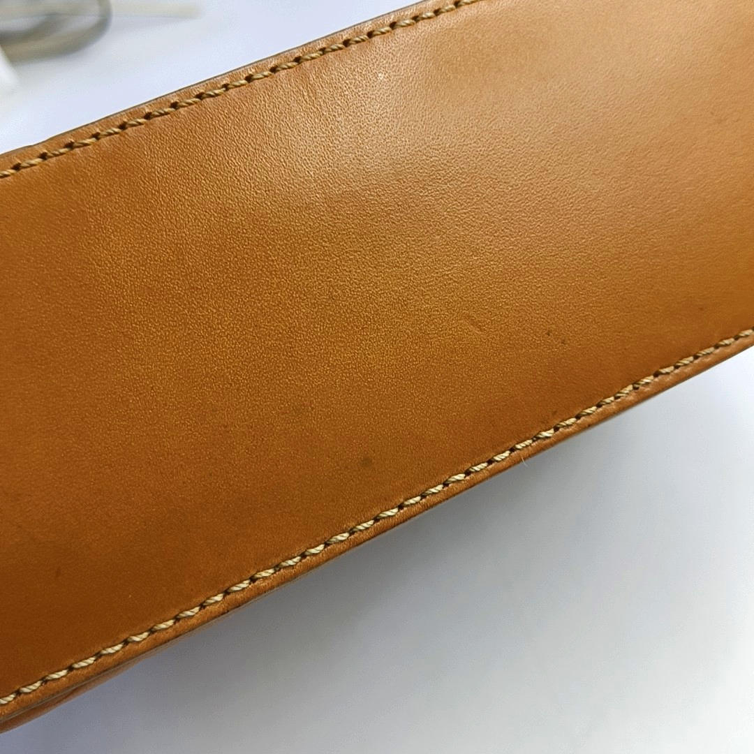 CELINE Caramel Cowhide Triumph Monogrammed Single Shoulder Bag Handbag Golden hardware-(SKU)-950054441