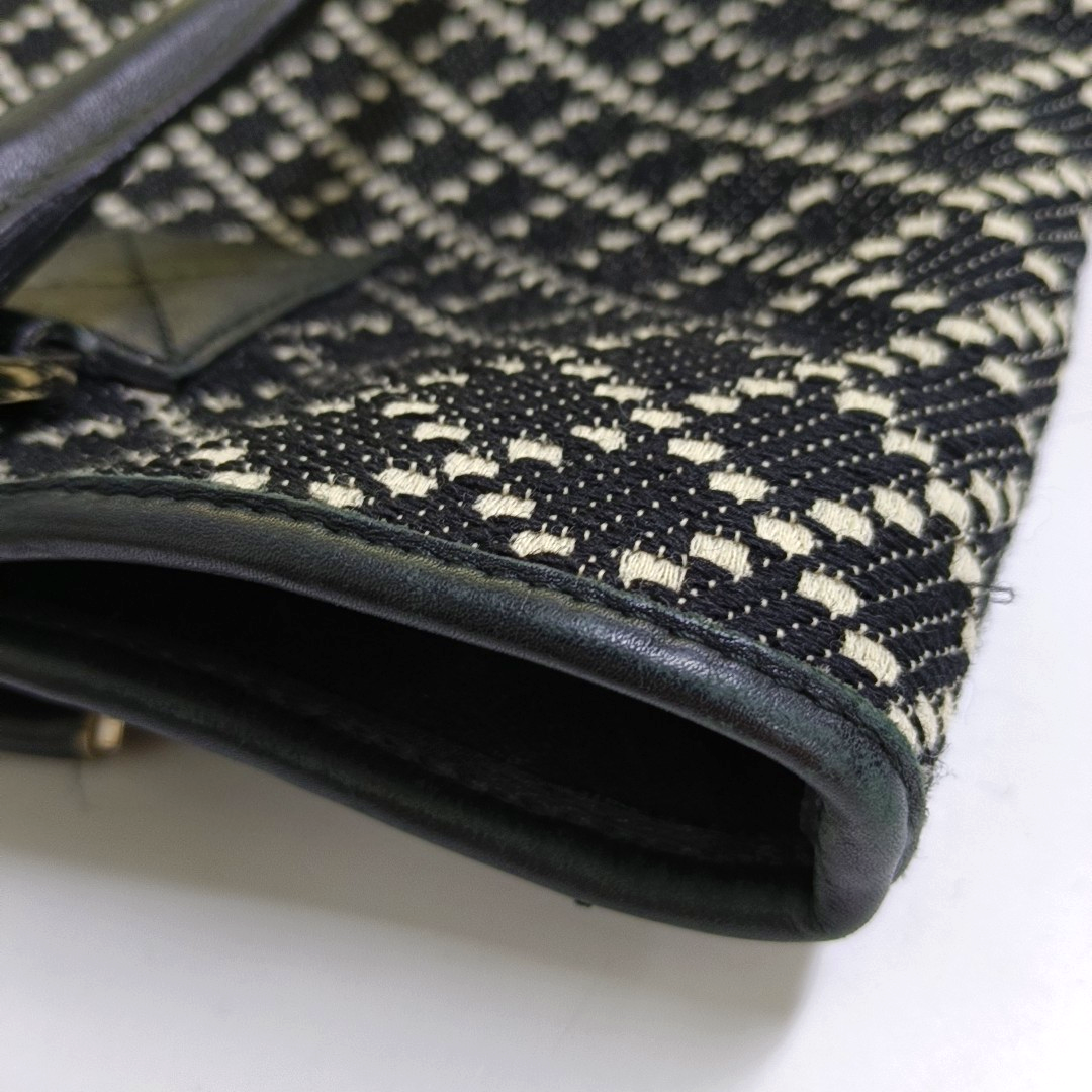 GUCCI Princy Black Fabric Jacquard Single Shoulder Bag Golden hardware-(SKU)-955712235