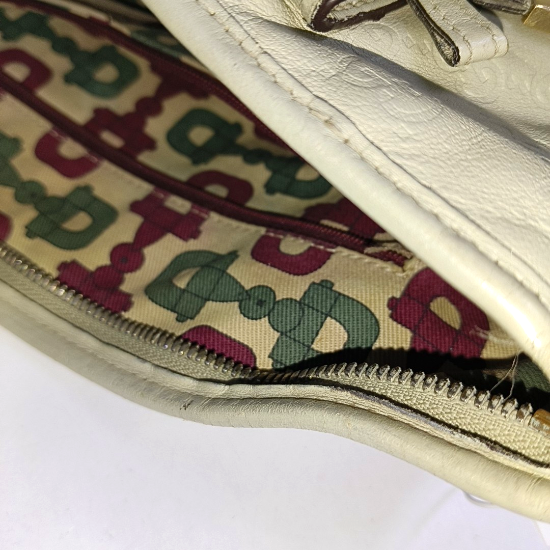 GUCCI Beige cowhide monogram handbag single shoulder bag Golden hardware-(SKU)-937625494