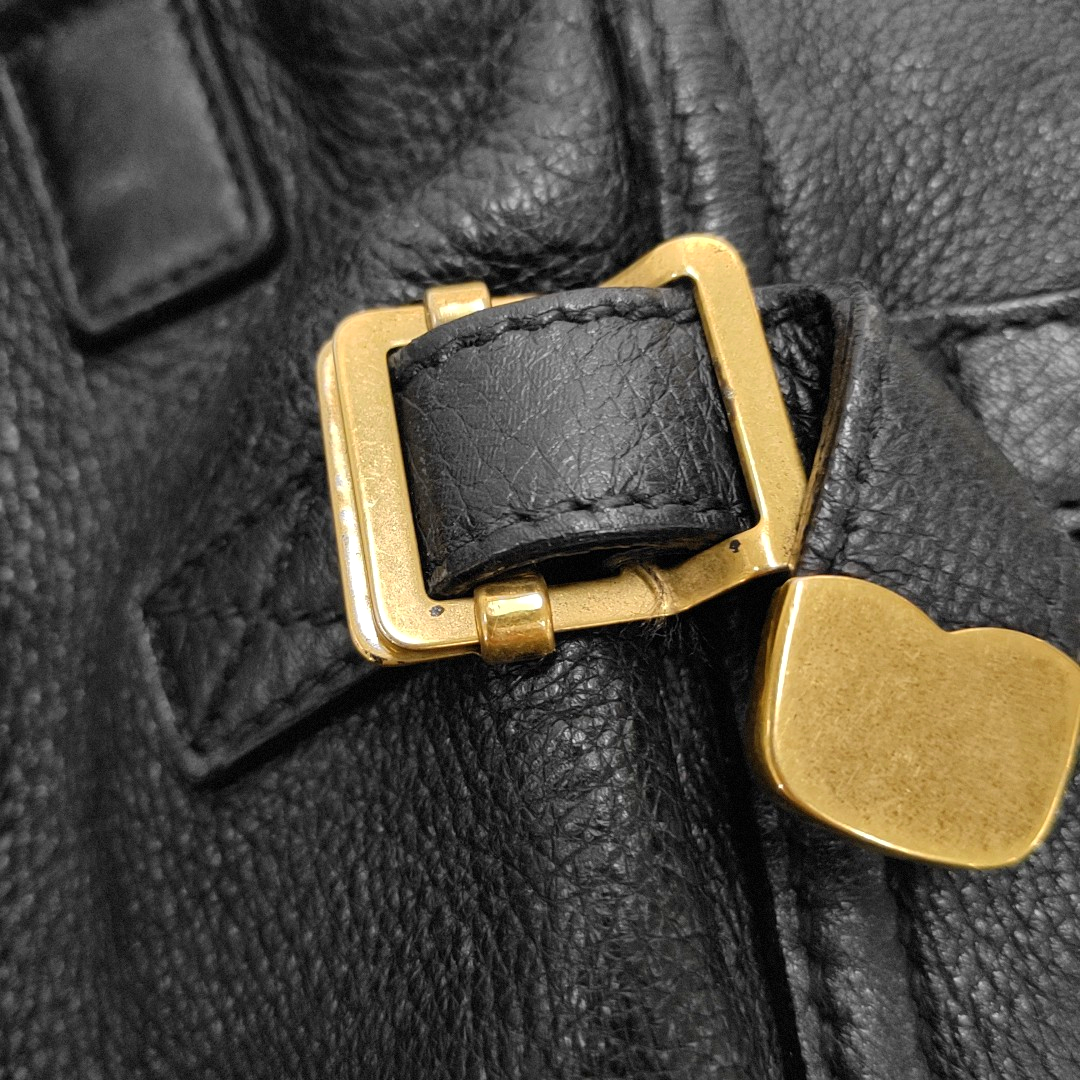 YSL DOWNTOWN CABASBlack Leather Single Shoulder Bag-(SKU)-939374057