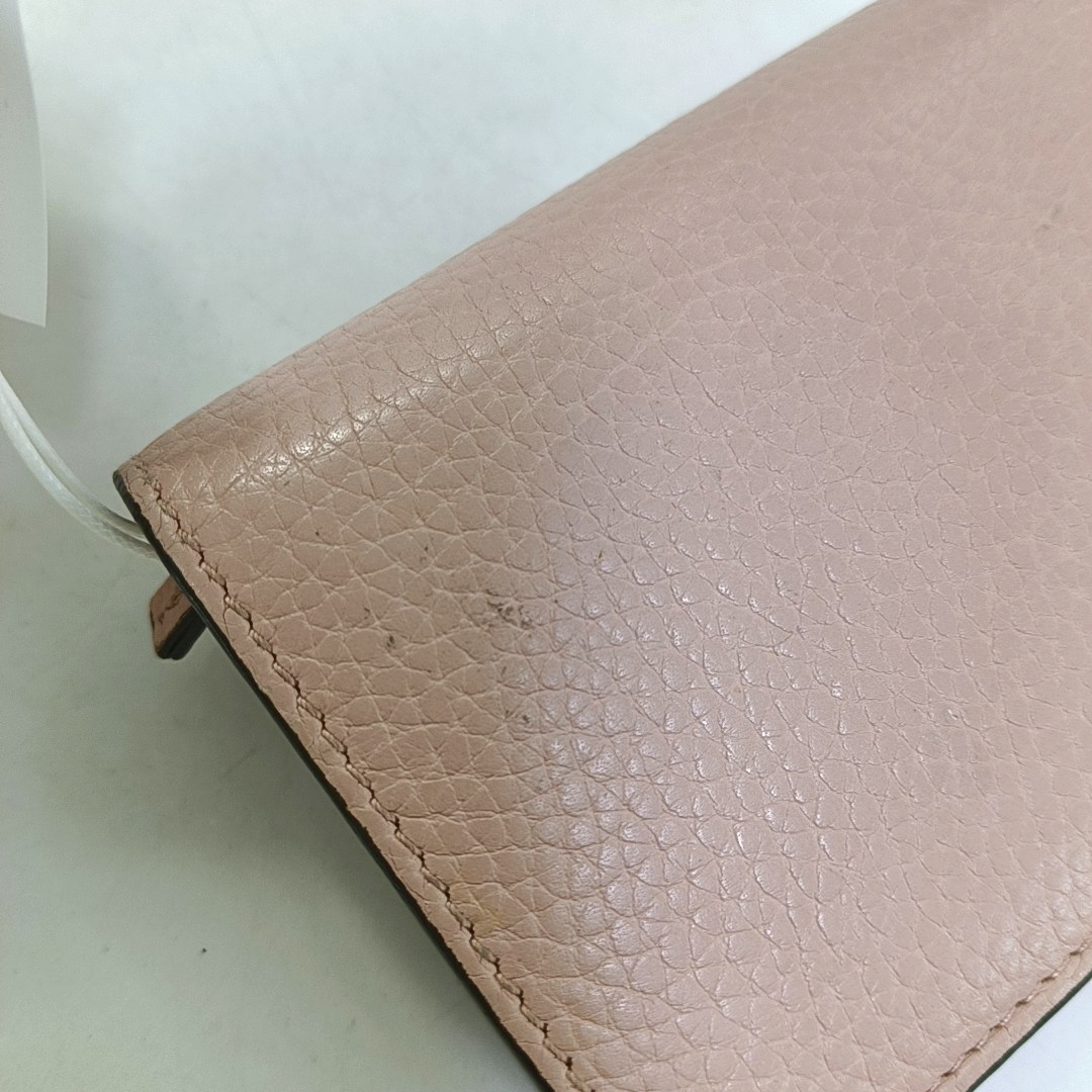 GUCCI Animalier Pink Leather Bee Wallet Golden hardware Complete Accessories-(SKU)-959367286