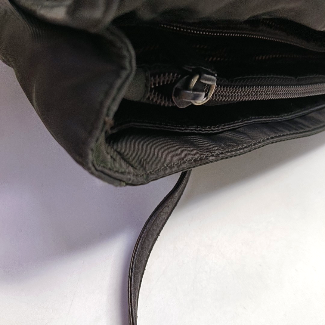 PRADA Tote bag Black Nylon Single Shoulder Bag Handbag Silver Hardware-(SKU)-945954813