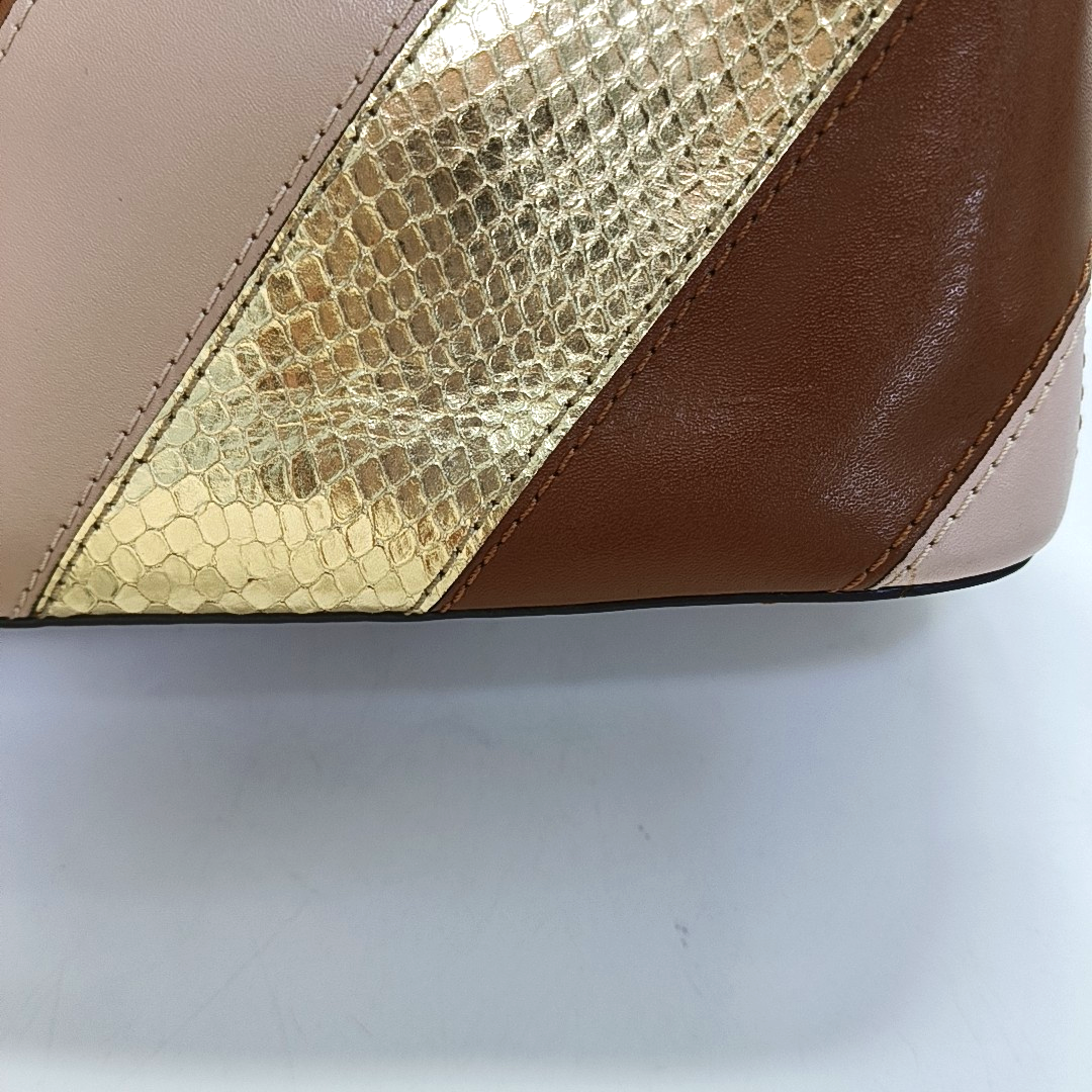 MICHAEL KORS Brown Cowhide Single Shoulder Bag Tote Shoulder Bag Crossbody Bag Golden hardware Removable shoulder strap-(SKU)-946531929