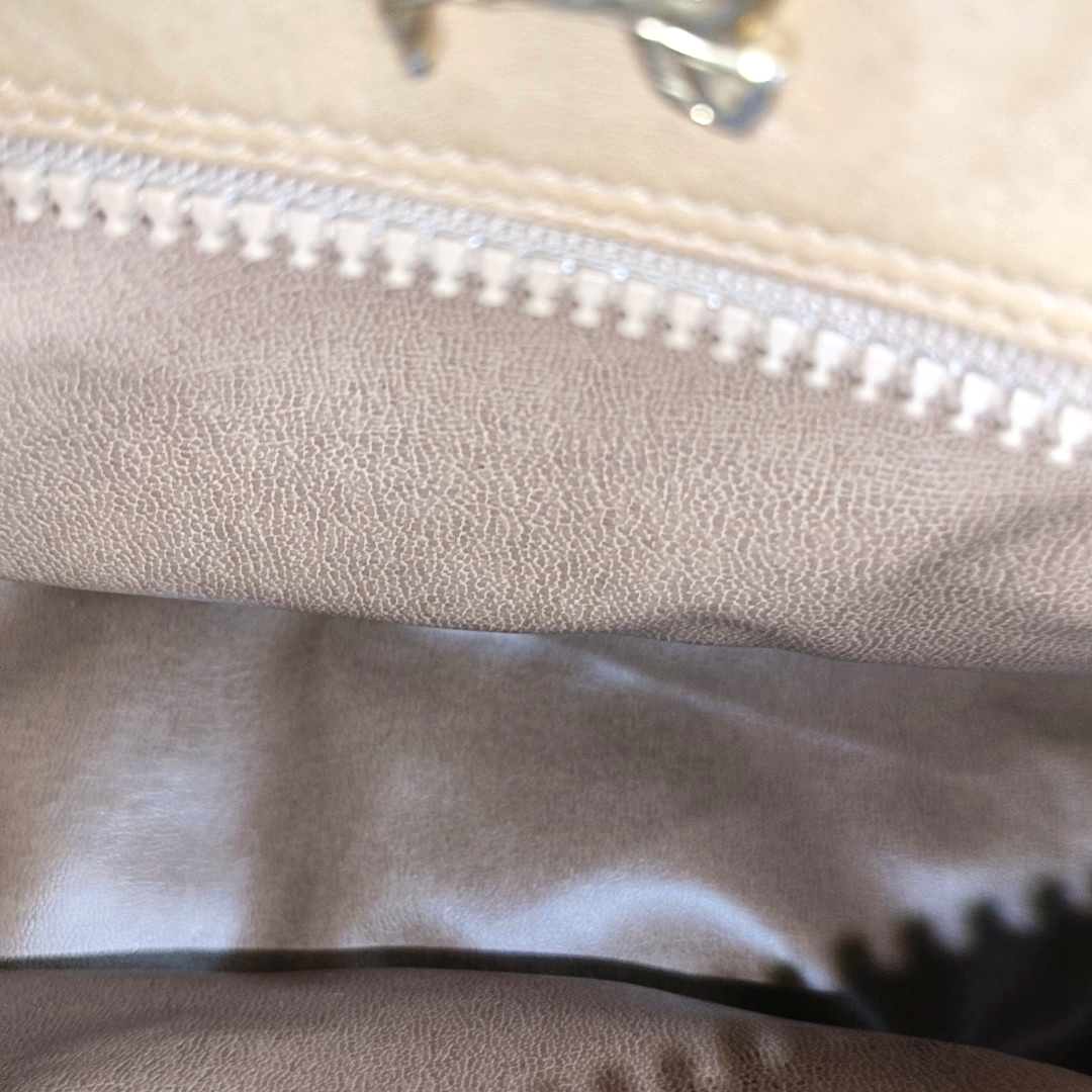 CELINE Khaki Plastic Triumph Handbag Golden hardware-(SKU)-943936664