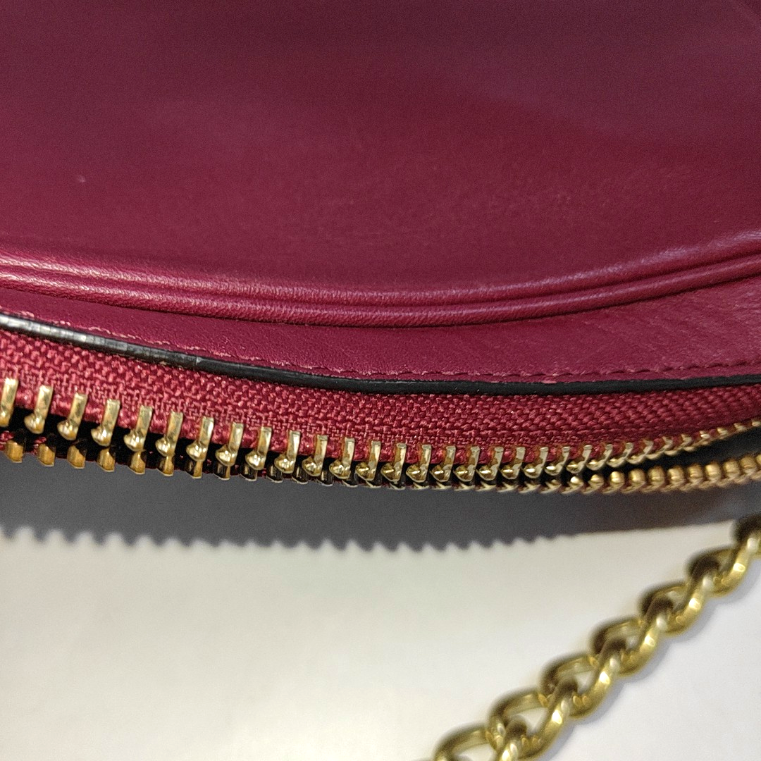 COACH Camera Bag Pink Leather Fringe Single Shoulder Crossbody Bag Golden hardware-(SKU)-14510402