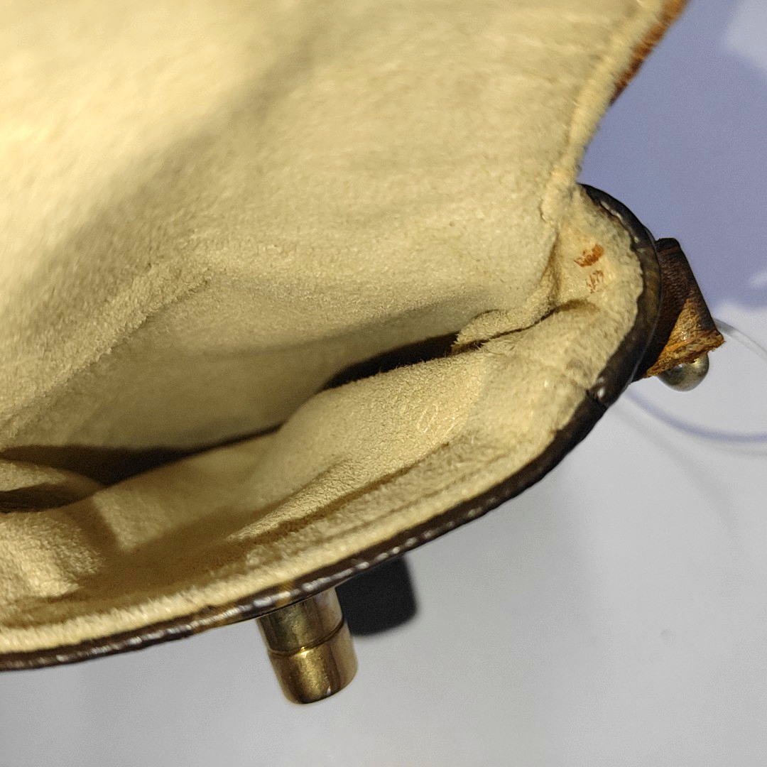 LOUIS VUITTON TULUM Brown Coated Canvas Monogrammed Change Purse Golden hardware-(SKU)-947601683