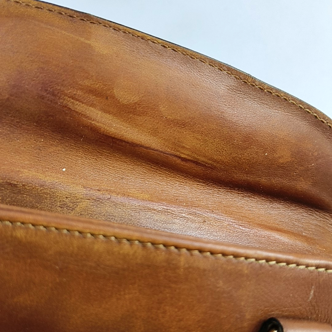 GUCCI Bamboo 1947 Brown cowhide bamboo handle handbag Golden hardware-(SKU)-945614292