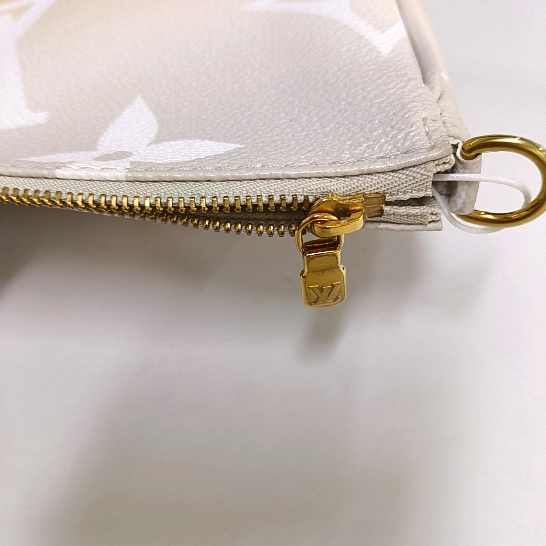 LOUIS VUITTON MULTI Beige Coated Canvas Monogram 5-in-1 Crossbody Shoulder Bag 2 Removable Shoulder Straps Gold Hardware-(SKU)-958686705