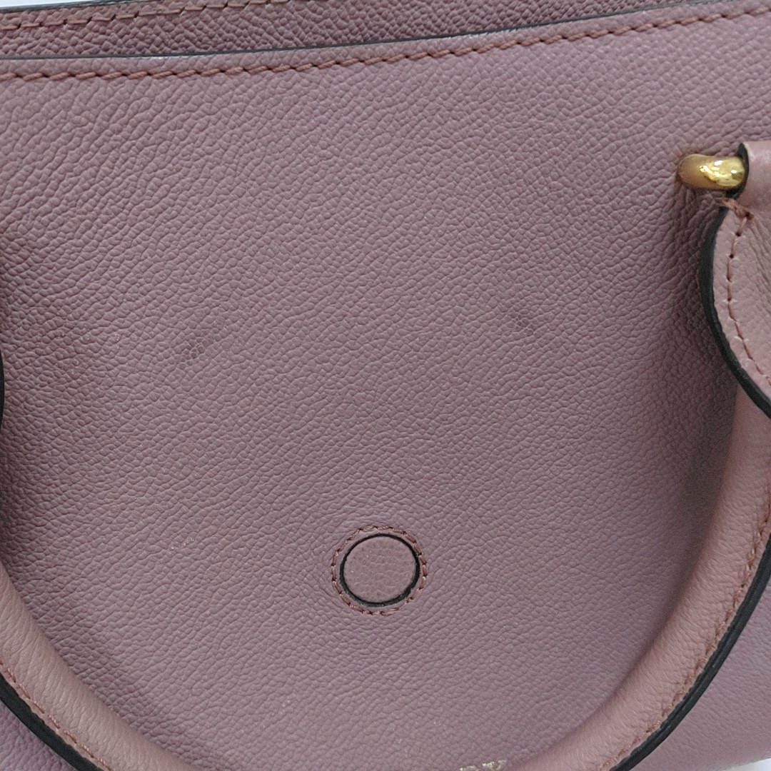 BURBERRY Buckle Pink Cowhide Sling Bag Tote Bag Golden hardware shoulder straps-(SKU)-955529544