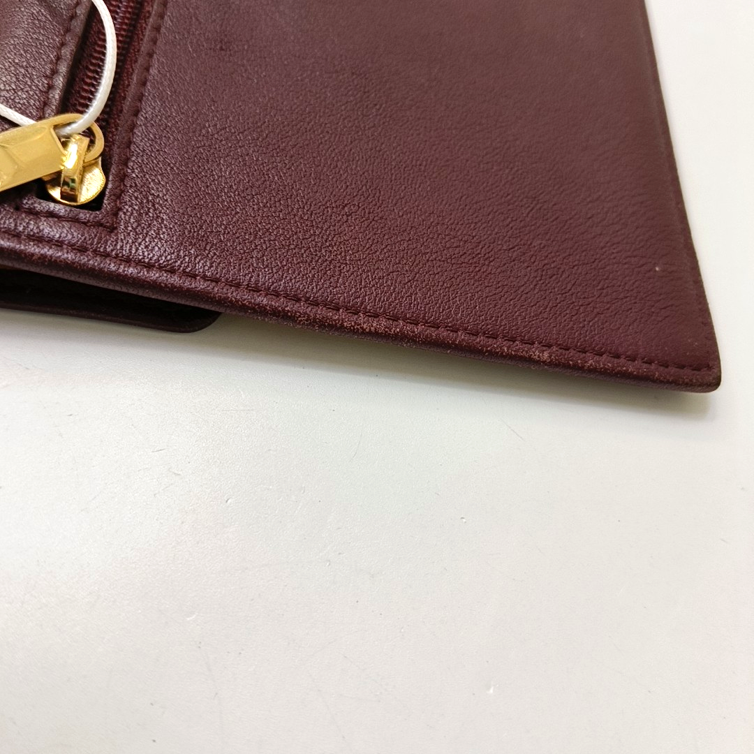 LOEWE Brown Suede Leather Wallet Golden hardware-(SKU)-952660066