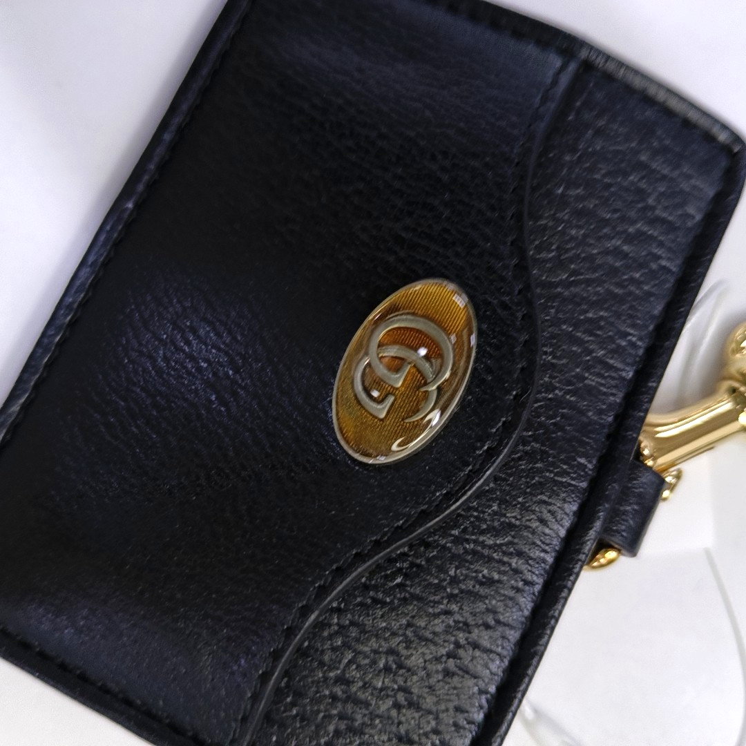 GUCCI Black Leather Single Shoulder Bag Handbag Crossbody Bag Golden hardware-(SKU)-947036079