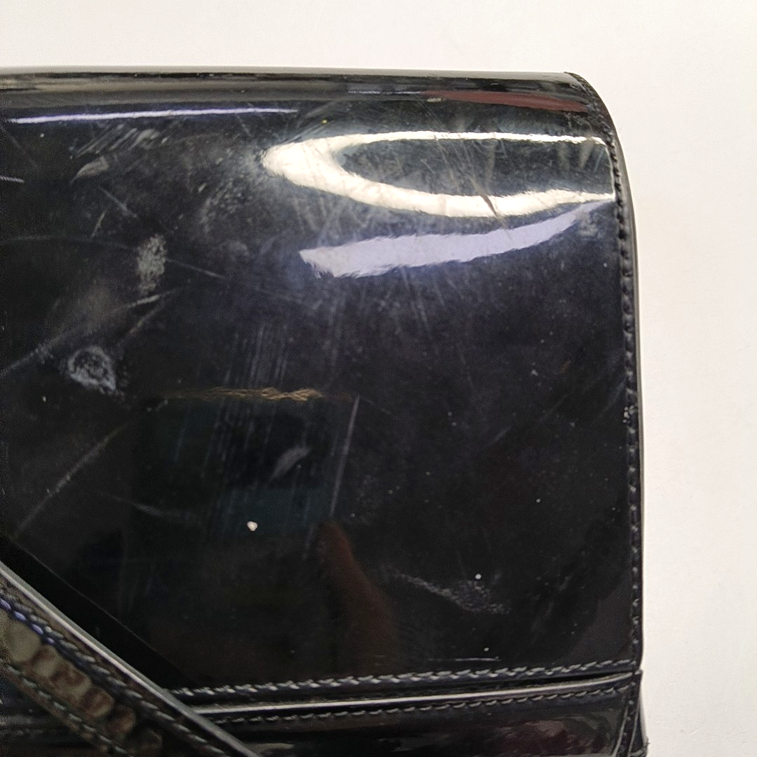GIVENCHY Pandora Black Leather Crossbody Bag Single Shoulder Bag Silver Hardware Removable shoulder strap-(SKU)-946136707